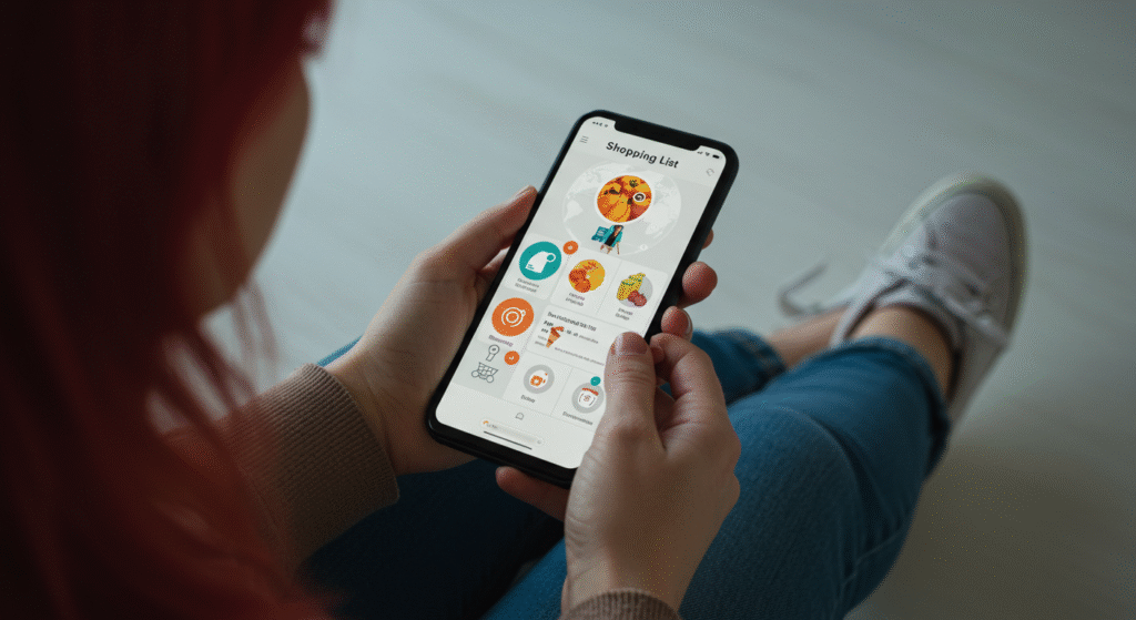 Aplicativos de listas de compras com recursos inteligentes