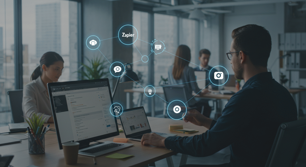 Zapier para automatizar fluxos digitais 