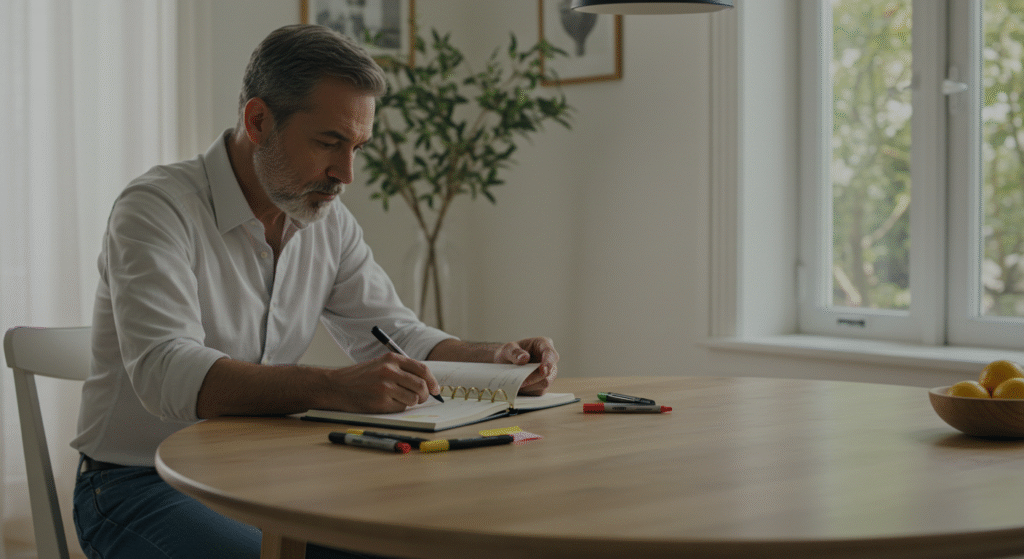 blocos de tempo para organizar o dia