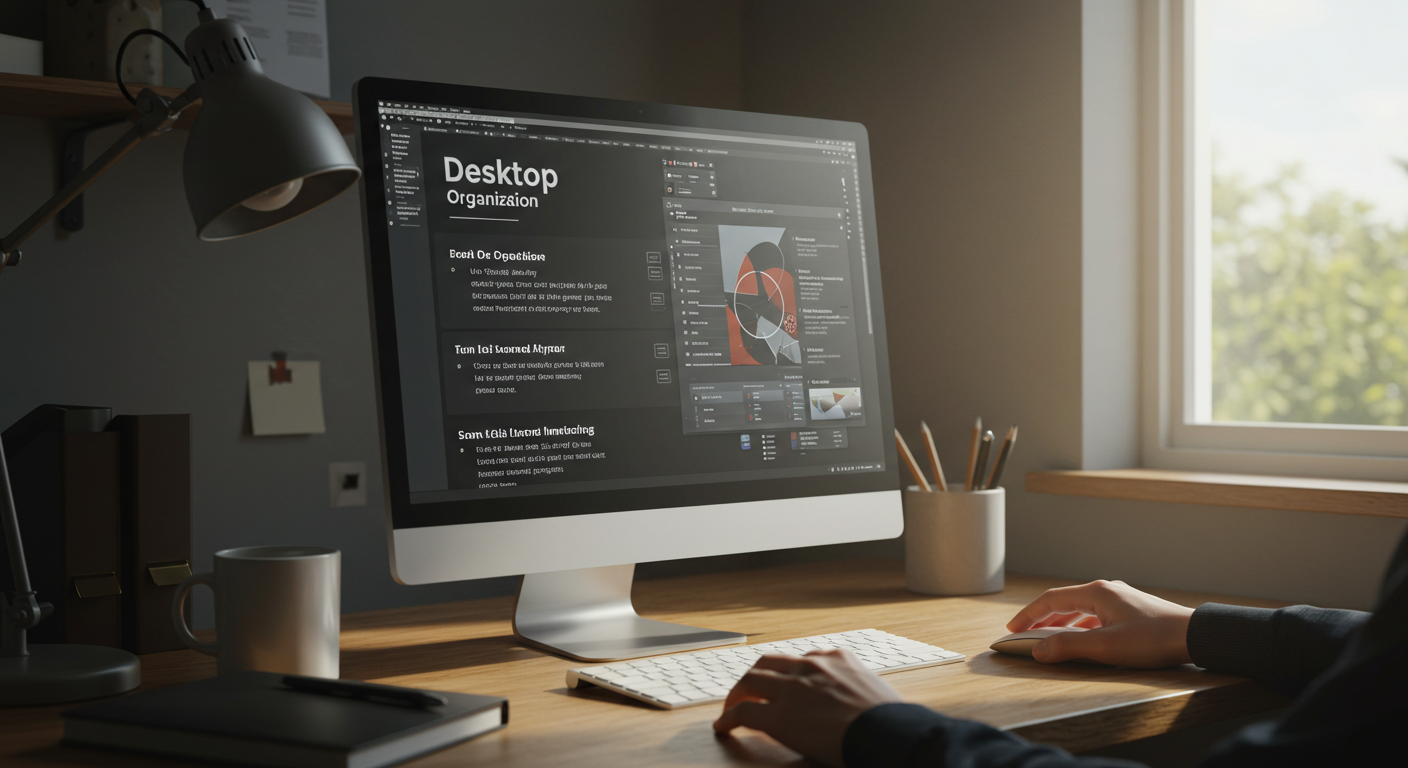 Dicas para organizar seu desktop de forma funcional e aumentar sua produtividade diária